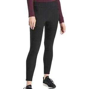 Athleta Headlands Hybrid Moto Tight Leggings Cargo UPF 50+ Ankle Gray 0 NWT
